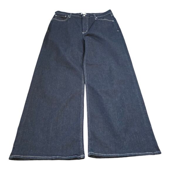 Citizens of Humanity y2k Paloma Wide Leg Baggy Jeans in Devine Dark Wash Size 33 - Picture 5 of 16